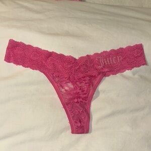 Juicy Couture Fuchsia Lace Panty